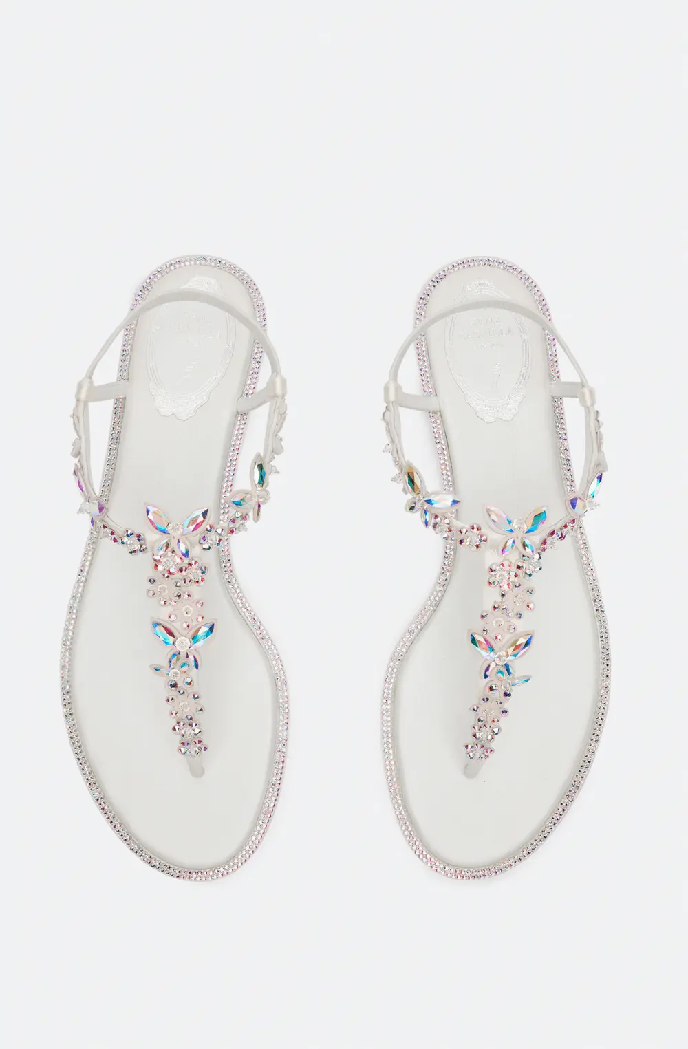 Rene Caovilla EDEN IVORY THONG SANDAL 10