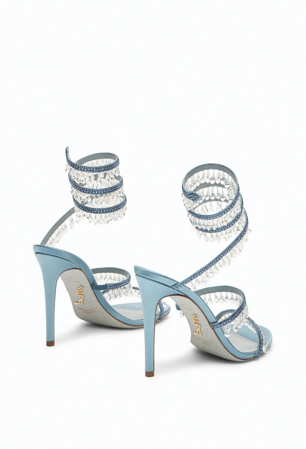Rene Caovilla Chandelier Cerulean Sandal 105