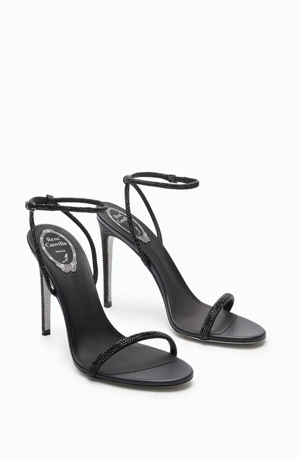 Rene Caovilla Stiletto Heel Sandals Ellabrita