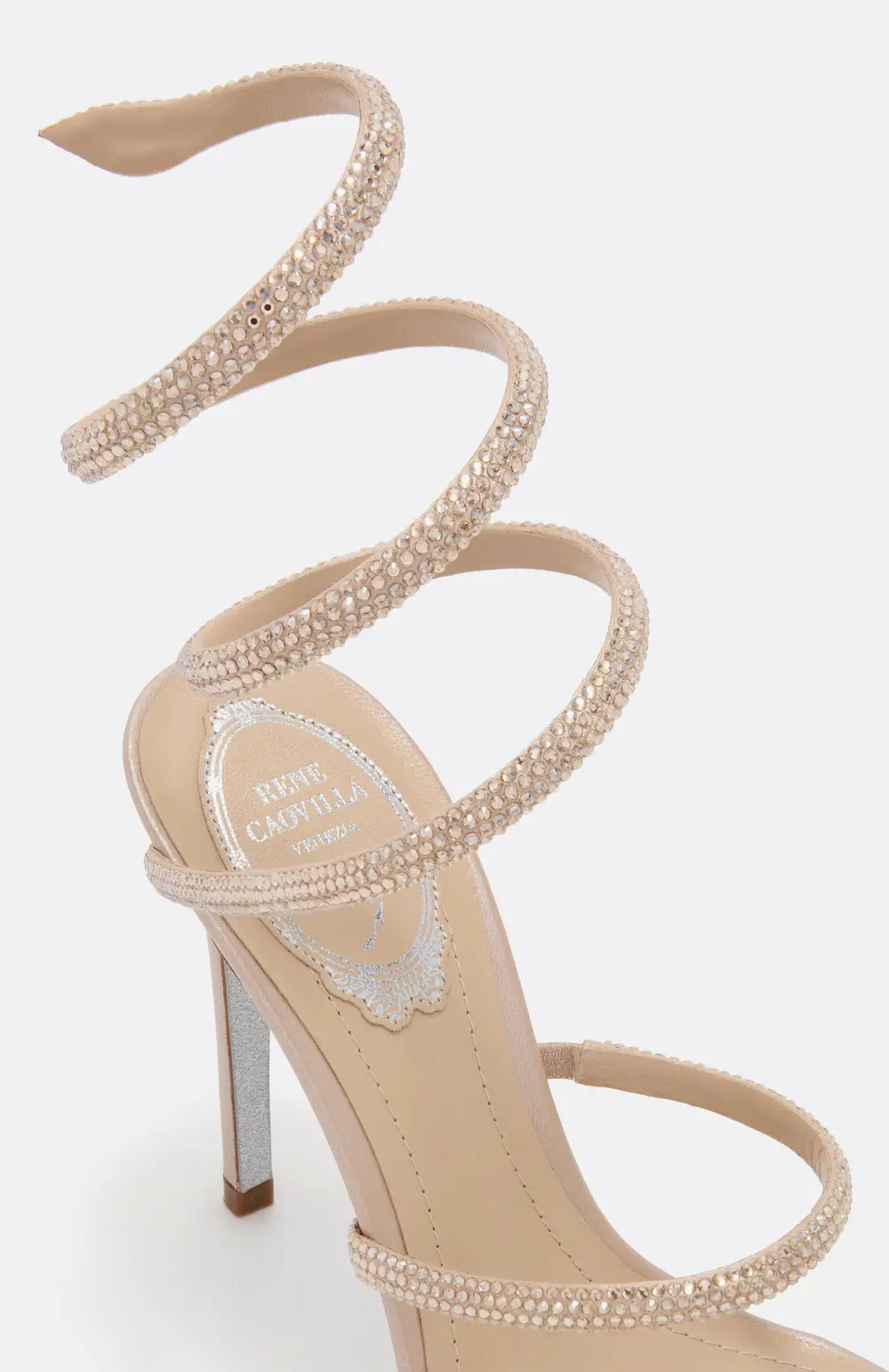 Rene Caovilla CLEO GOLD SANDAL 105