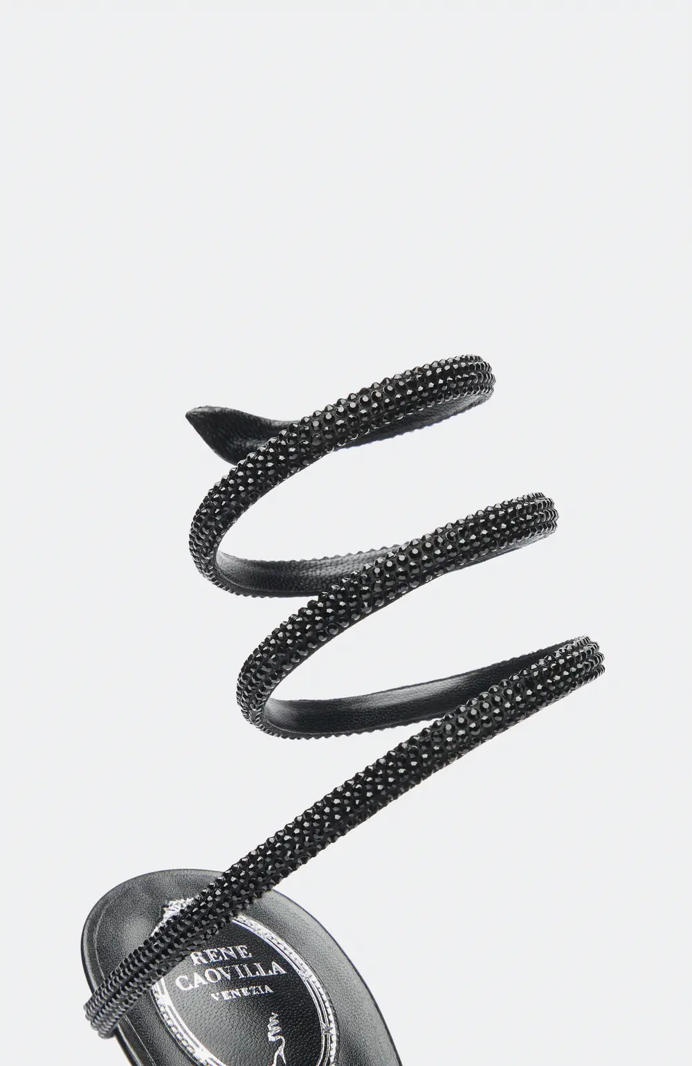 Rene Caovilla CLEO BLACK SANDAL 105
