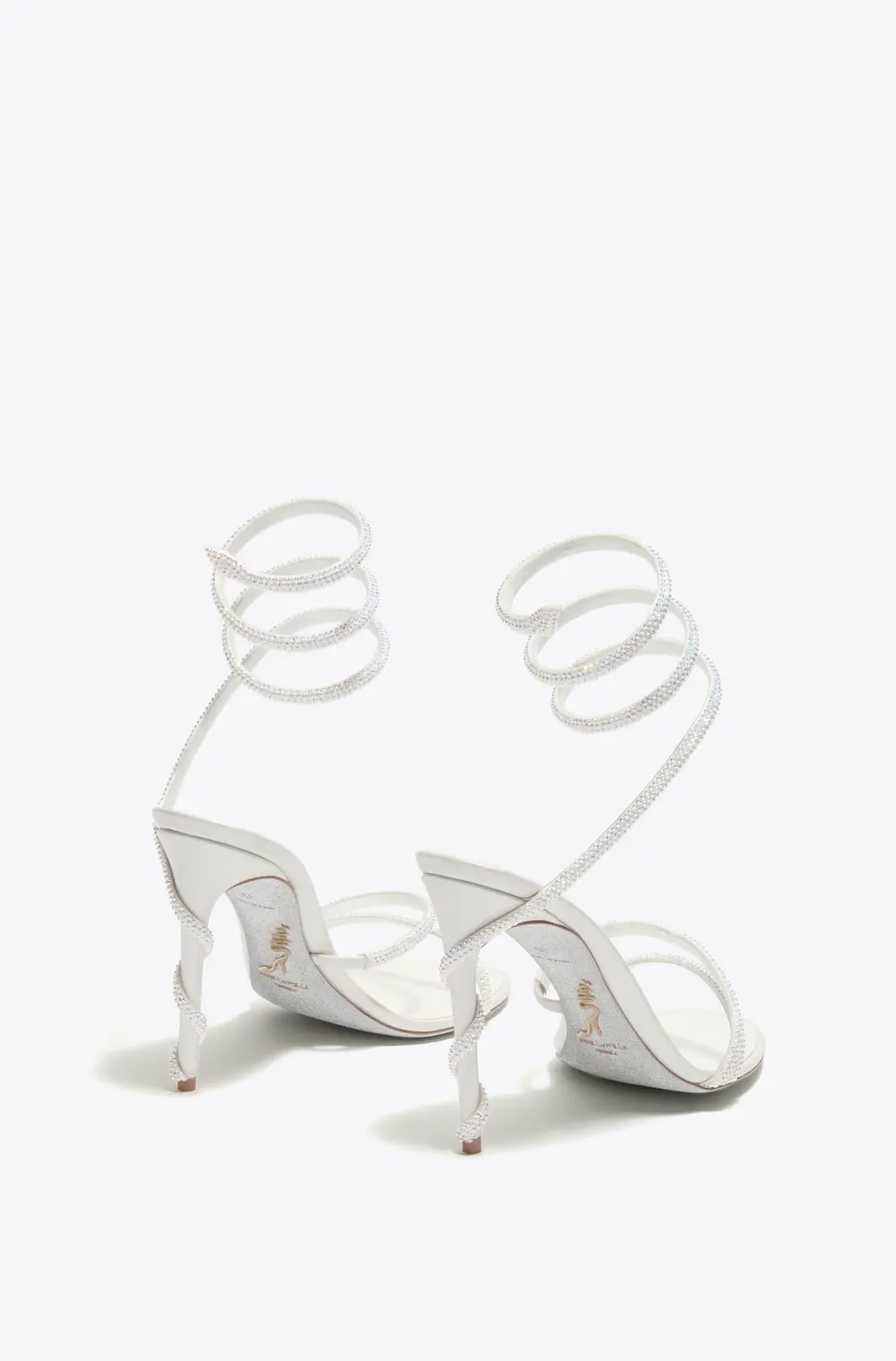 Rene Caovilla MARGOT WHITE SANDAL 105