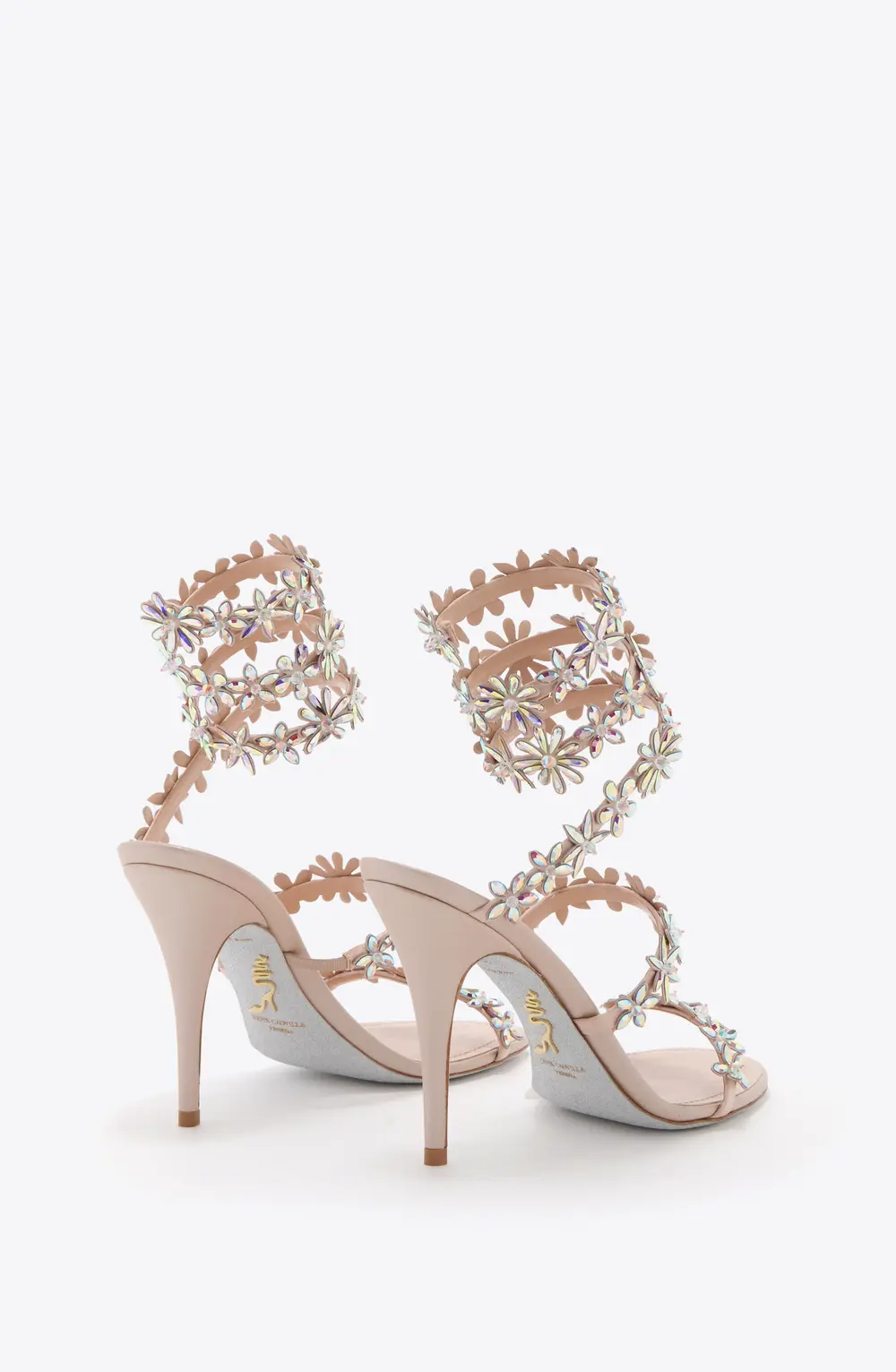 Rene Caovilla EVA NUDE SANDAL 100