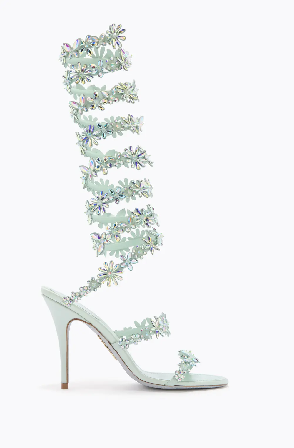 Rene Caovilla SUPER EVA MINT GREEN SANDAL 100