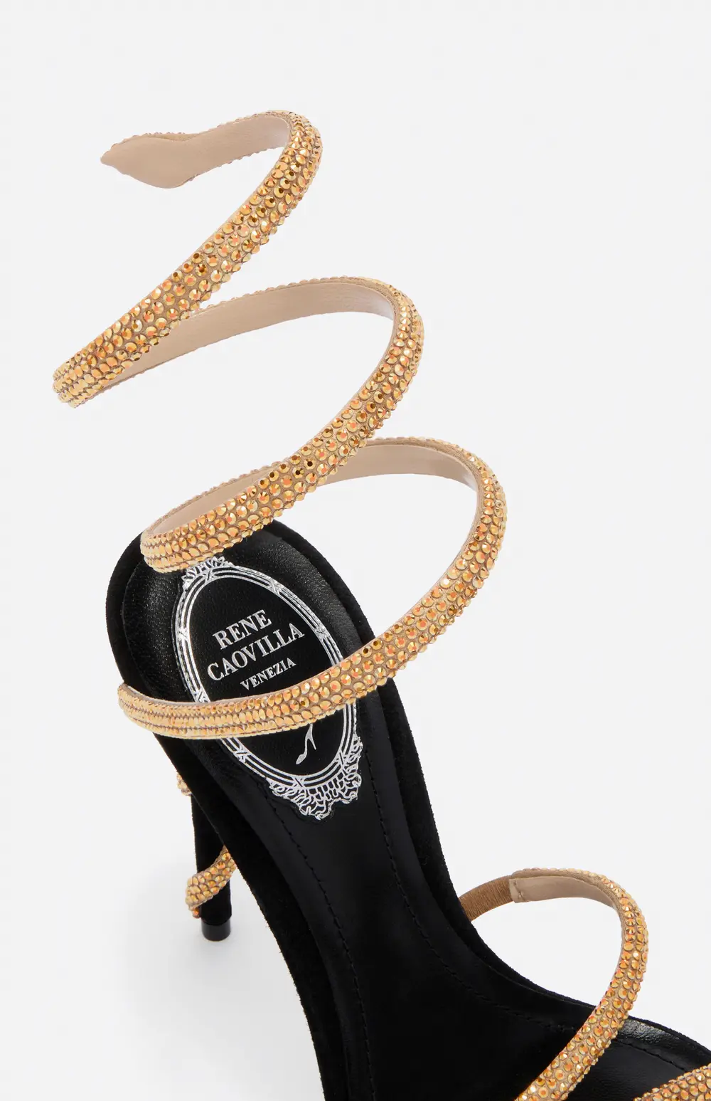 Rene Caovilla MARGOT HONEY PLATFORM SANDAL 120