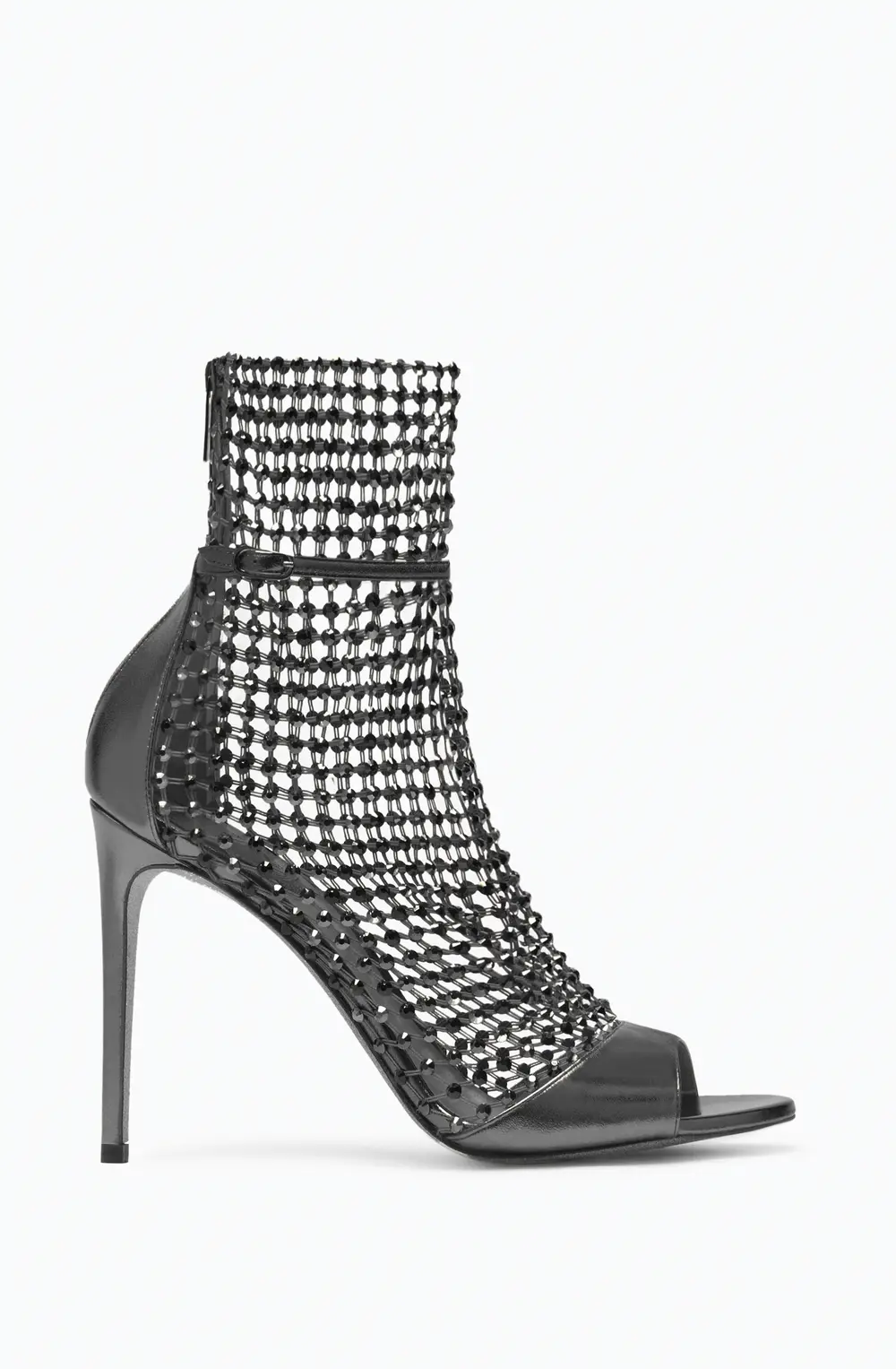 Rene Caovilla Galaxia Metallic Anthracite Sandal 105