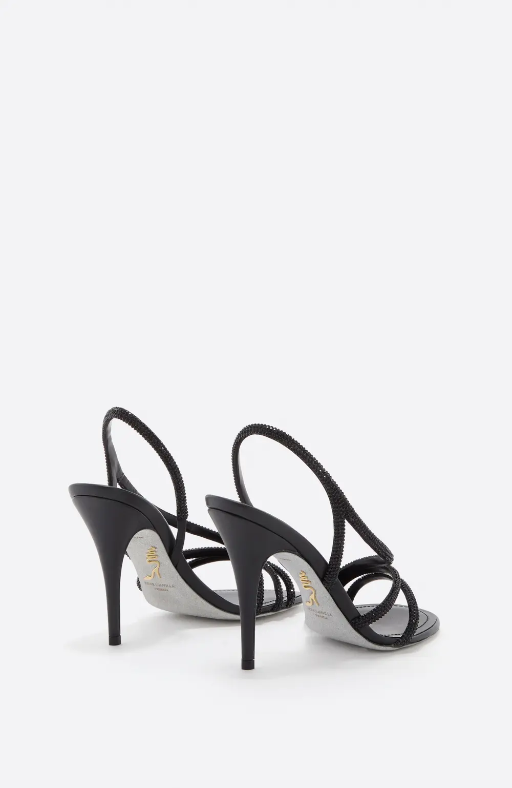 Rene Caovilla ERIN BLACK SANDAL 100