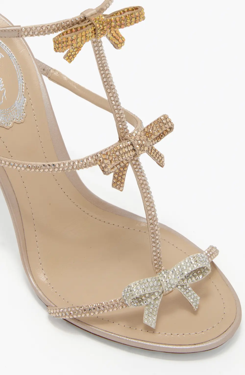 Rene Caovilla CATERINA GOLD SANDAL 105