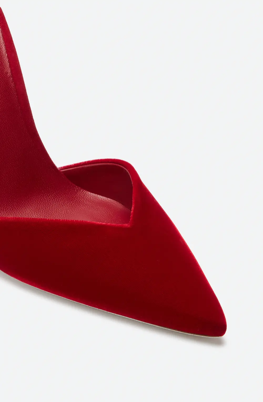 Rene Caovilla Margot Red And Gold Pump 105
