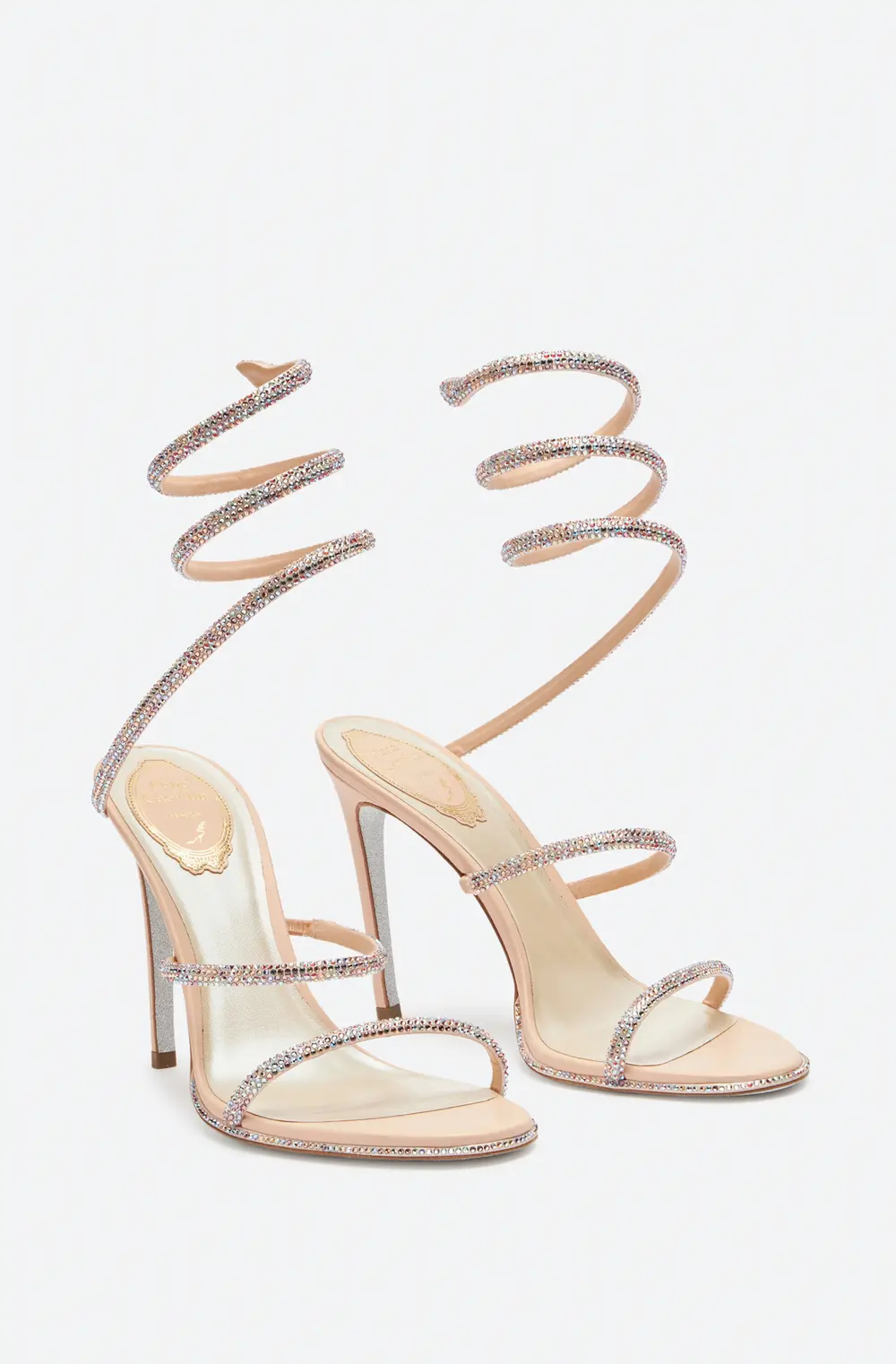 Rene Caovilla Elegant Pink Sandals Cleo