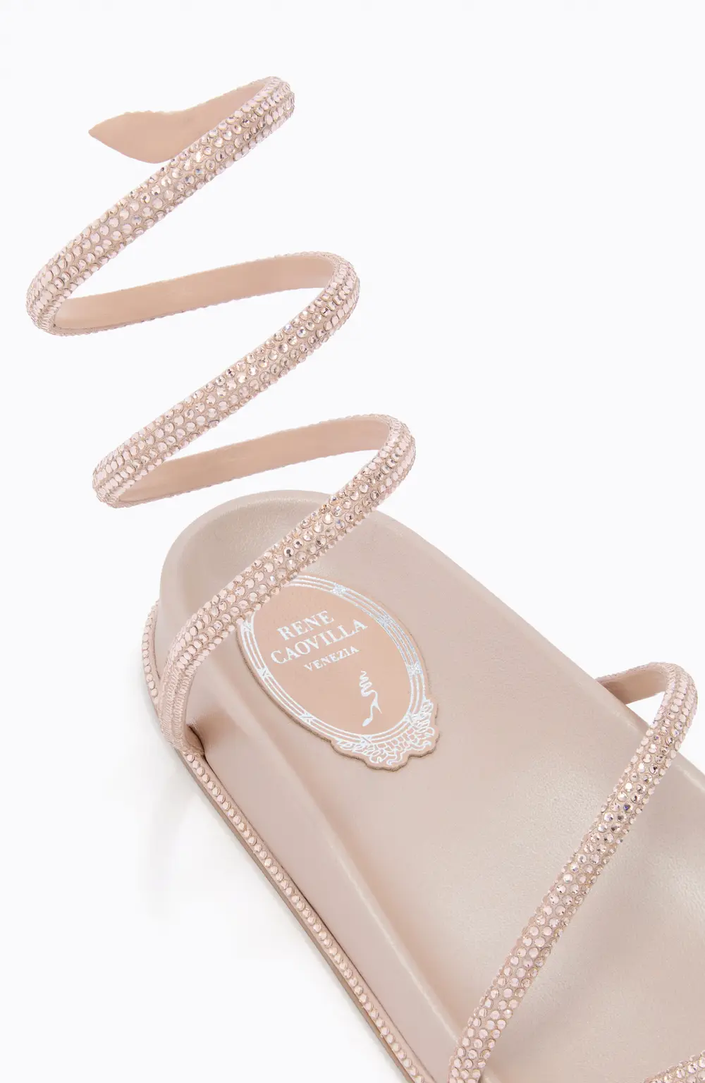 Rene Caovilla GISELE NUDE FLATFORM SANDAL 20
