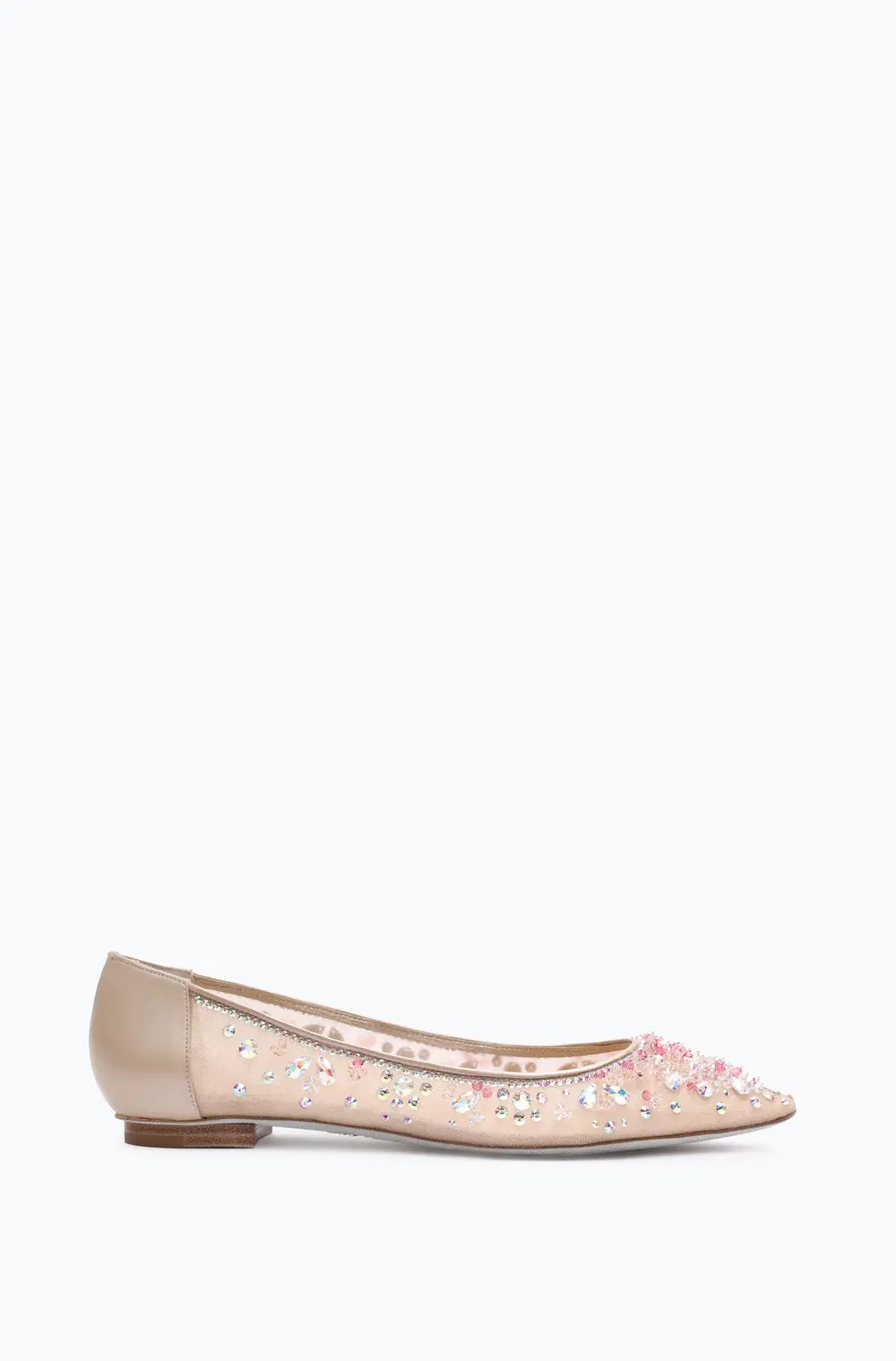 Rene Caovilla Cinderella Champagne Ballerina 10