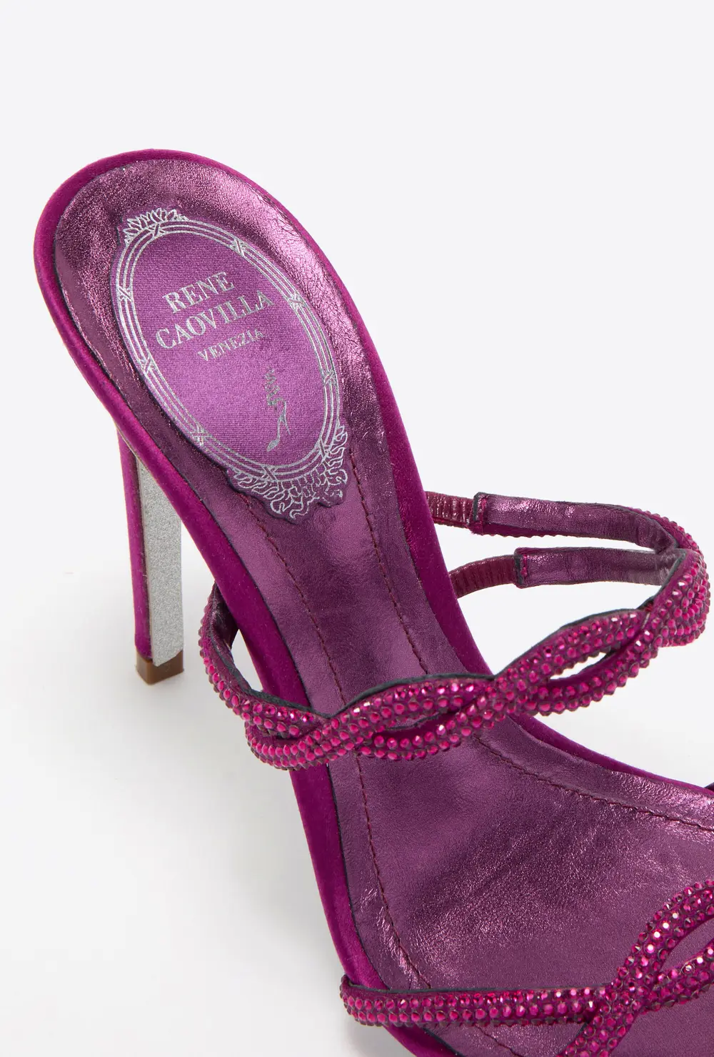 Rene Caovilla BRAID PORPORA MULE 80