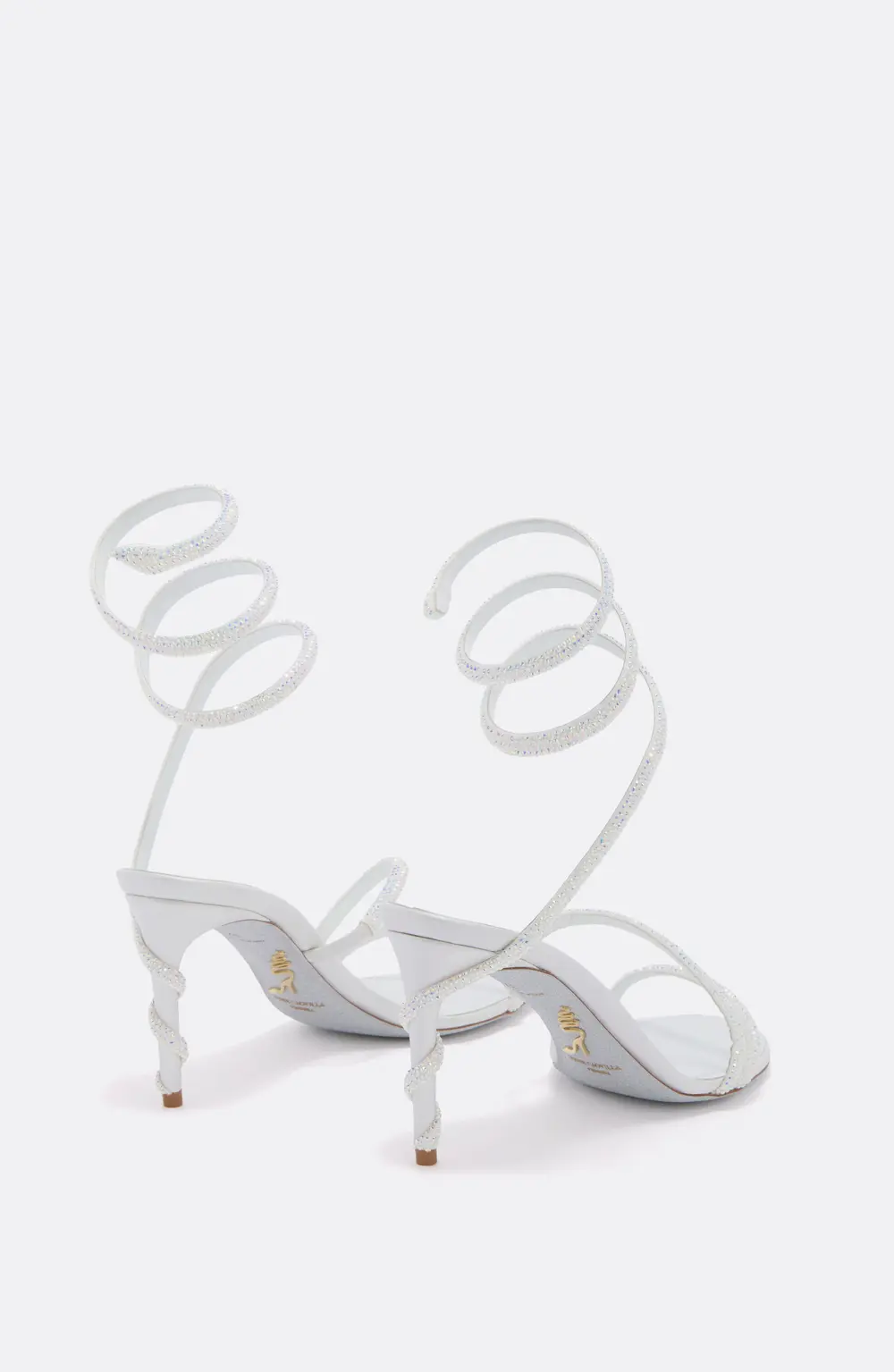 Rene Caovilla MARGOT WHITE SANDAL 80