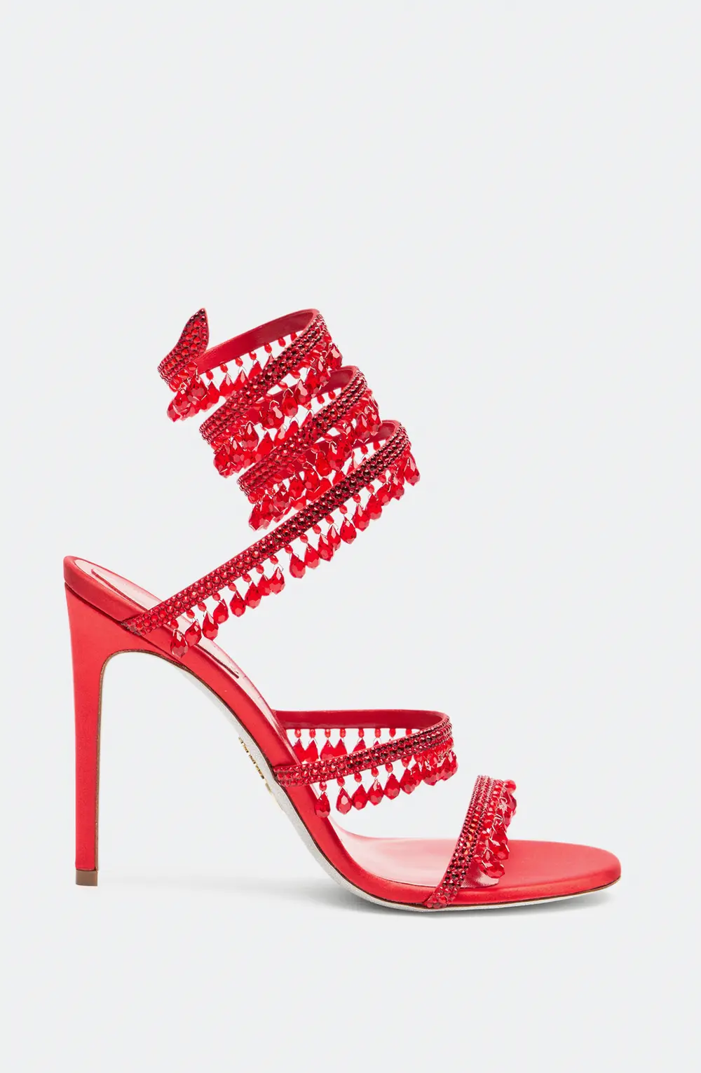 Rene Caovilla CHANDELIER RED SANDAL 105