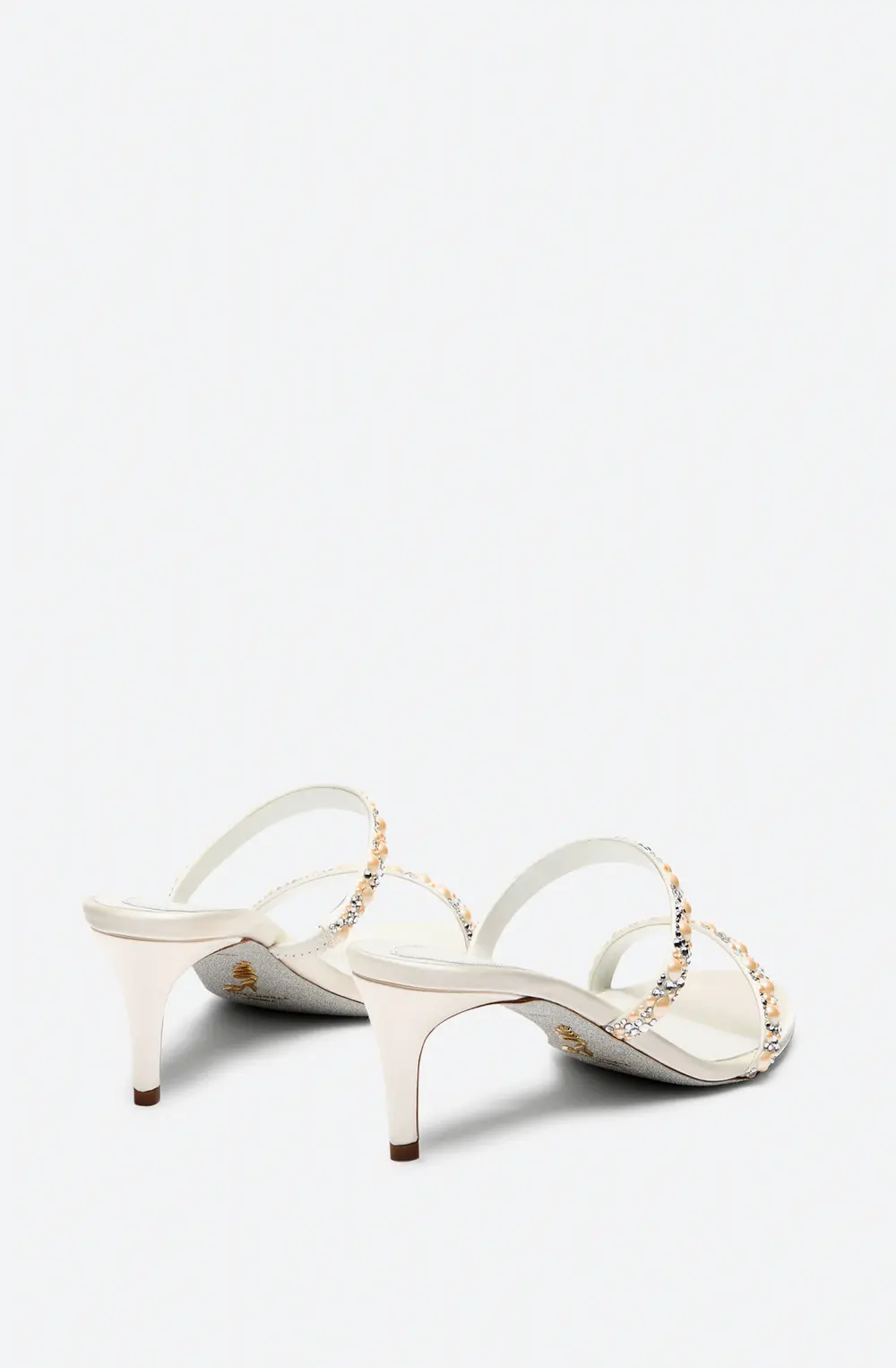 Rene Caovilla PEARL WHITE MULE 60