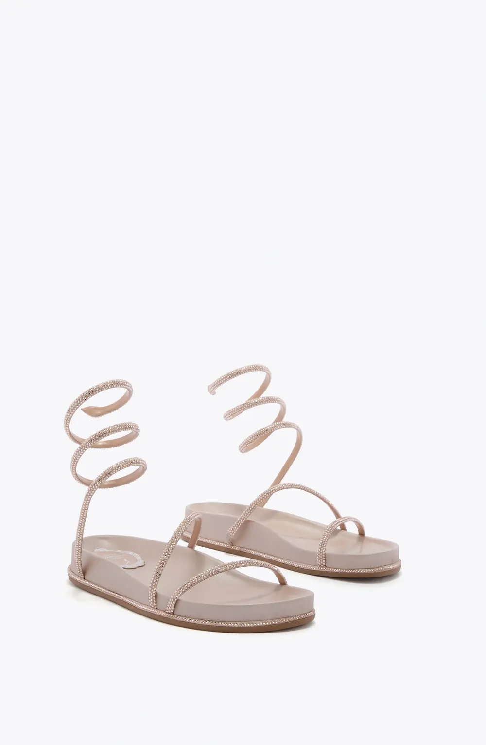 Rene Caovilla GISELE NUDE FLATFORM SANDAL 20
