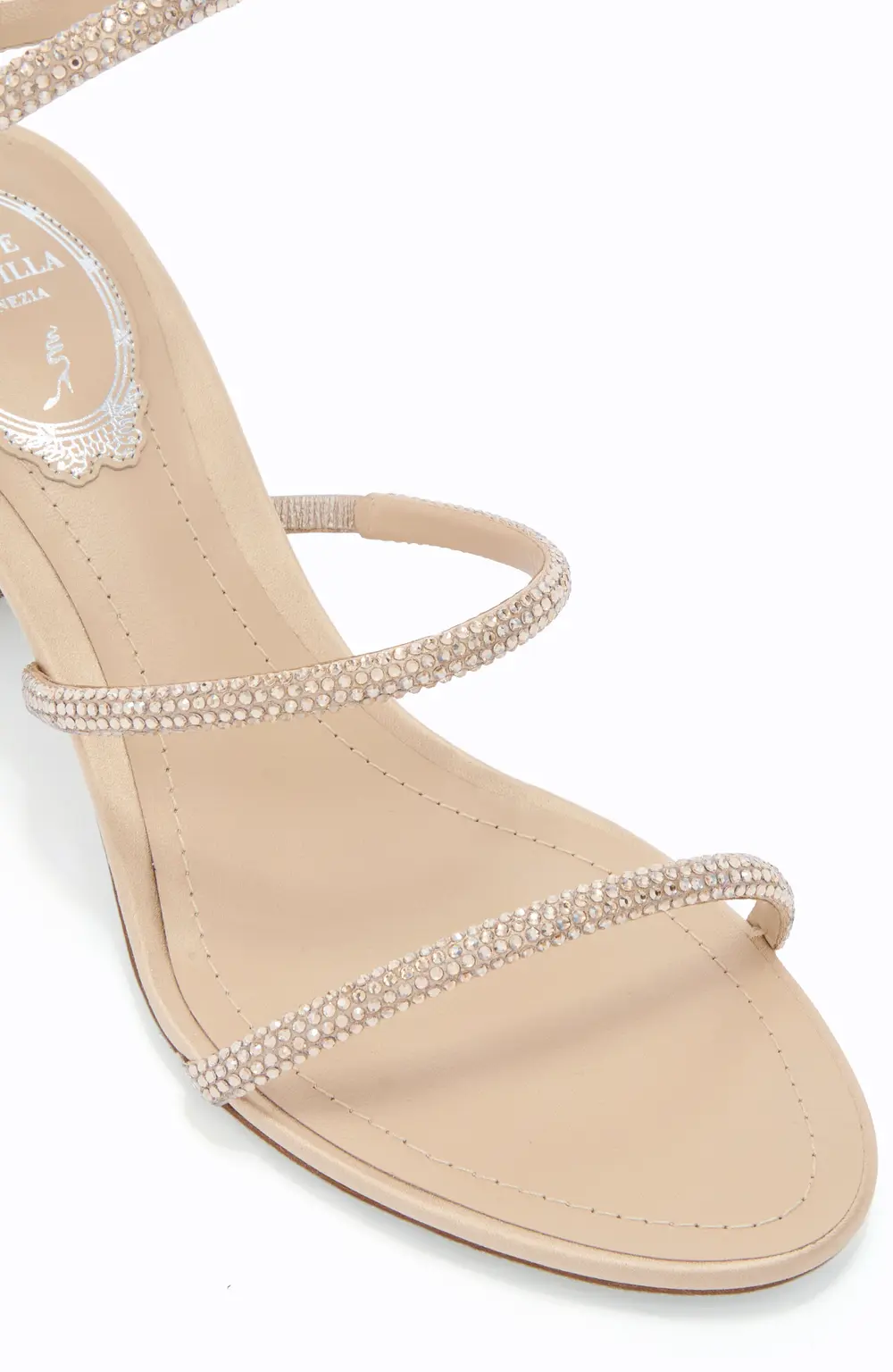 Rene Caovilla CLEO GOLD SANDAL 50