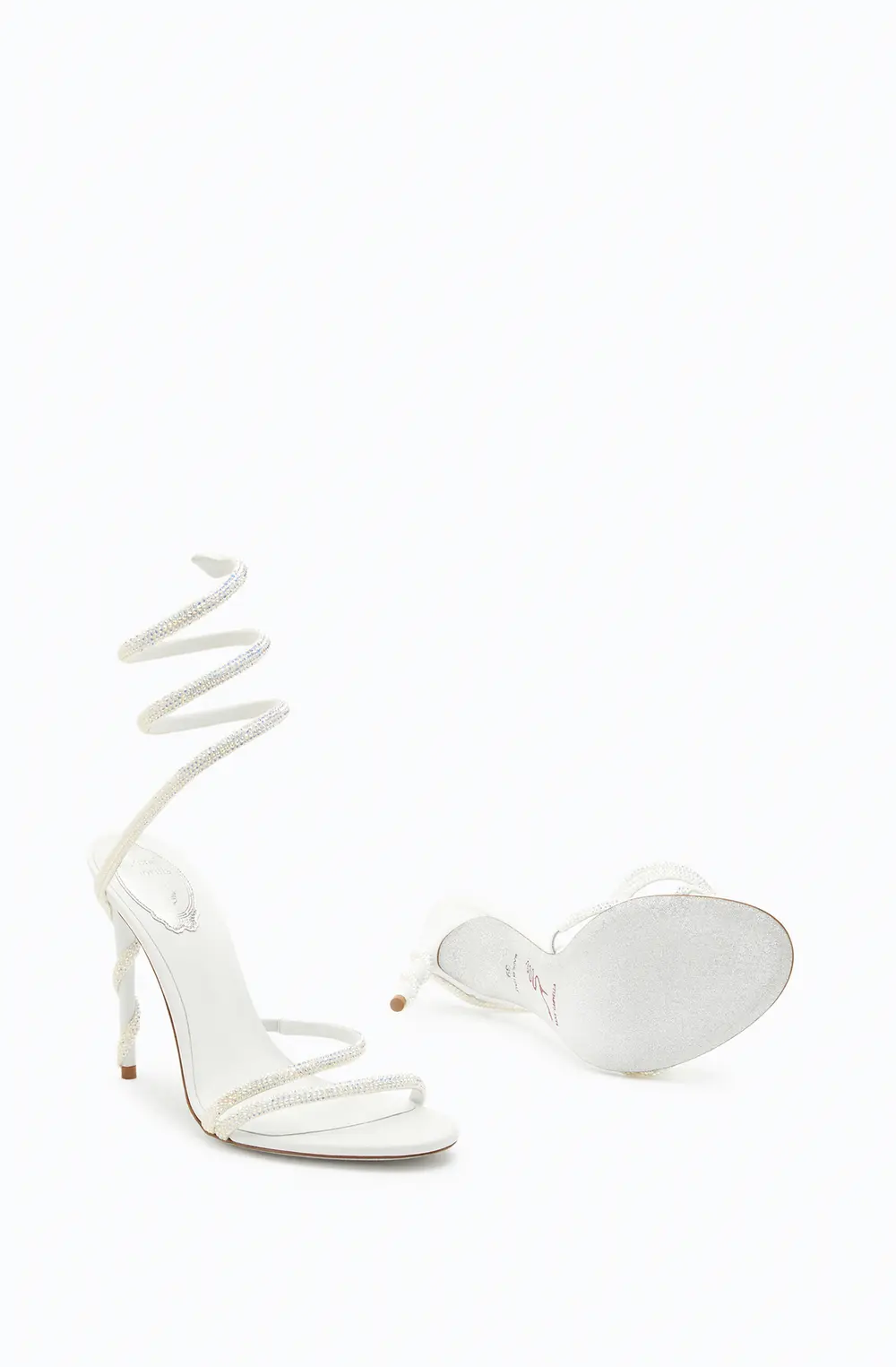 Rene Caovilla MARGOT SWAROVSKI WHITE SANDAL JEWEL