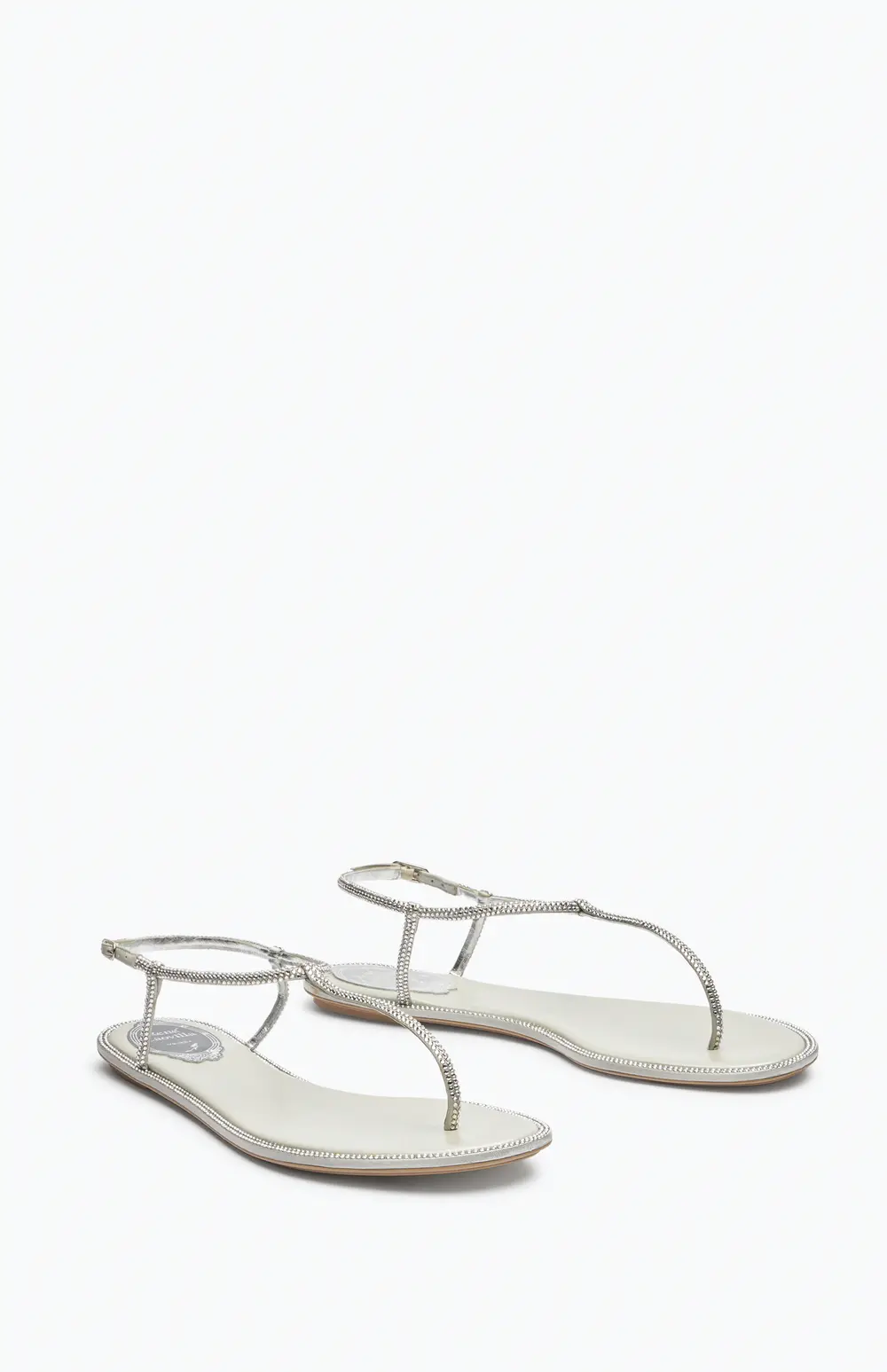 Rene Caovilla Flat Flip Flops Diana