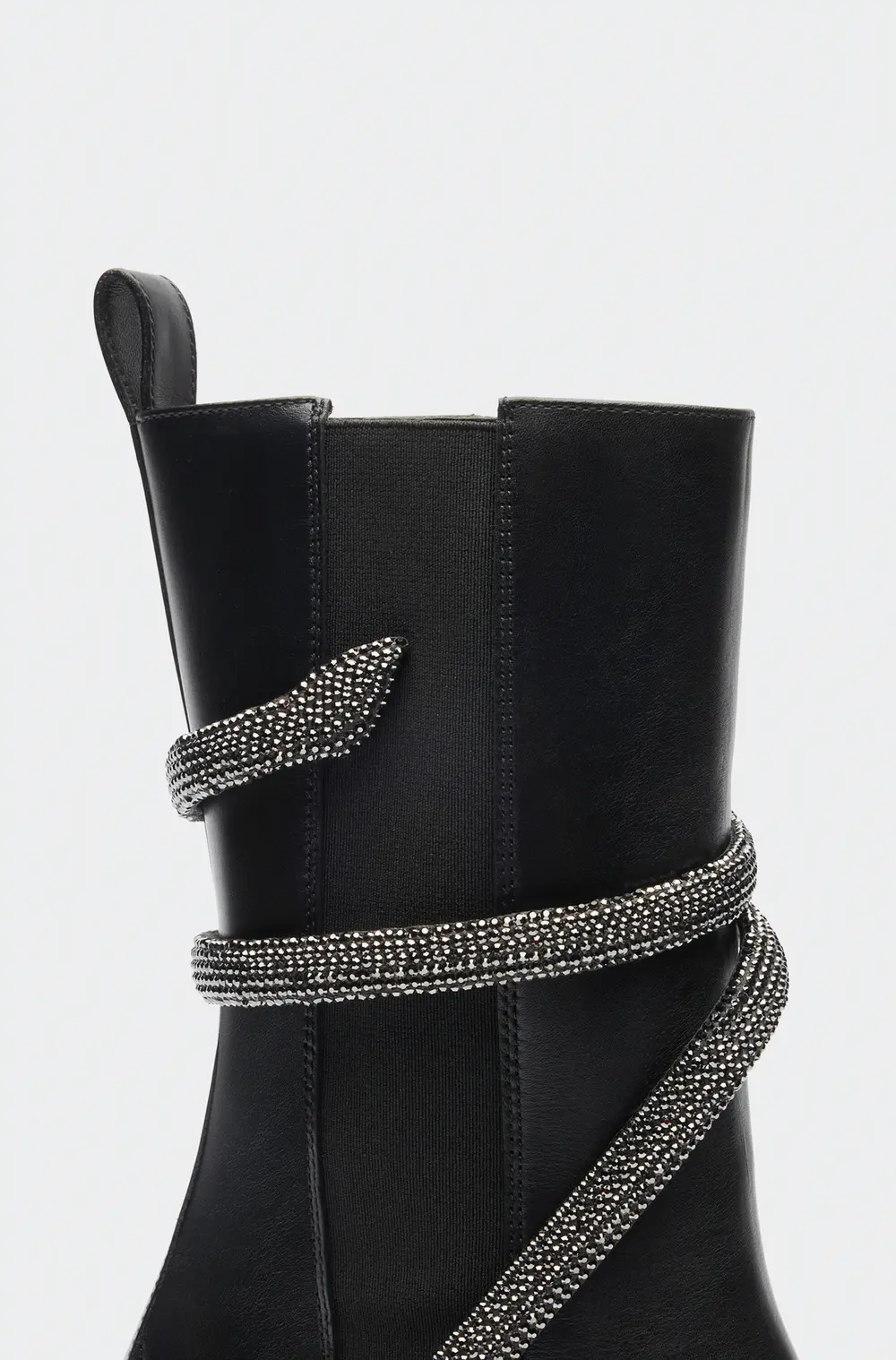 Rene Caovilla Cleo Crystal Black Bootie 60