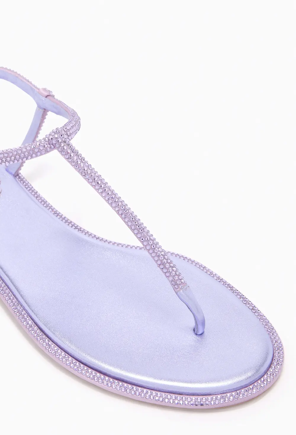 Rene Caovilla DIANA WISTERIA SANDAL WITH CRYSTALS 10