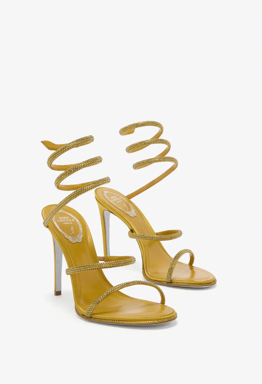 Rene Caovilla CLEO MUSTARD SANDAL 105
