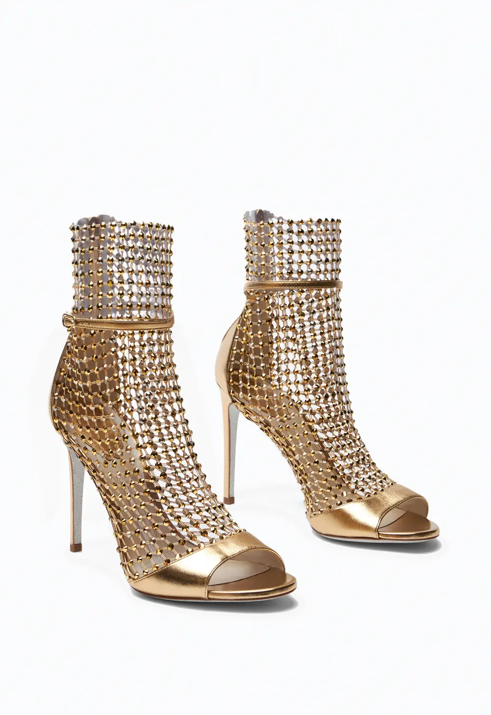 Rene Caovilla Galaxia Gold Sandal 105