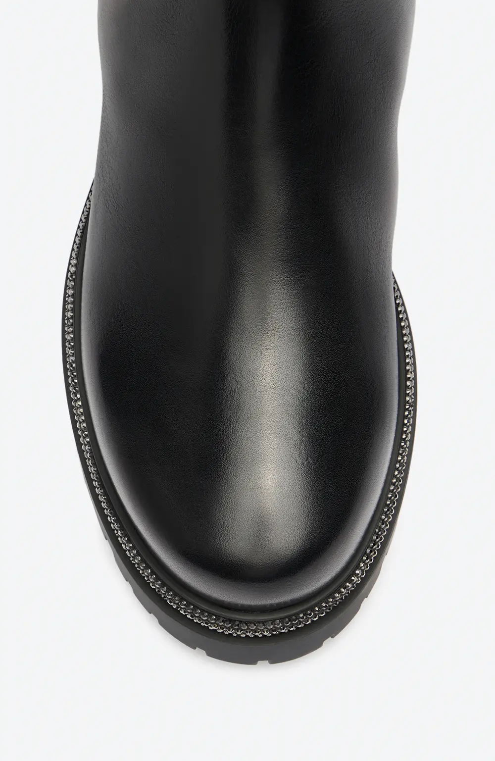 Rene Caovilla Cleo Combat Black Biker Boots