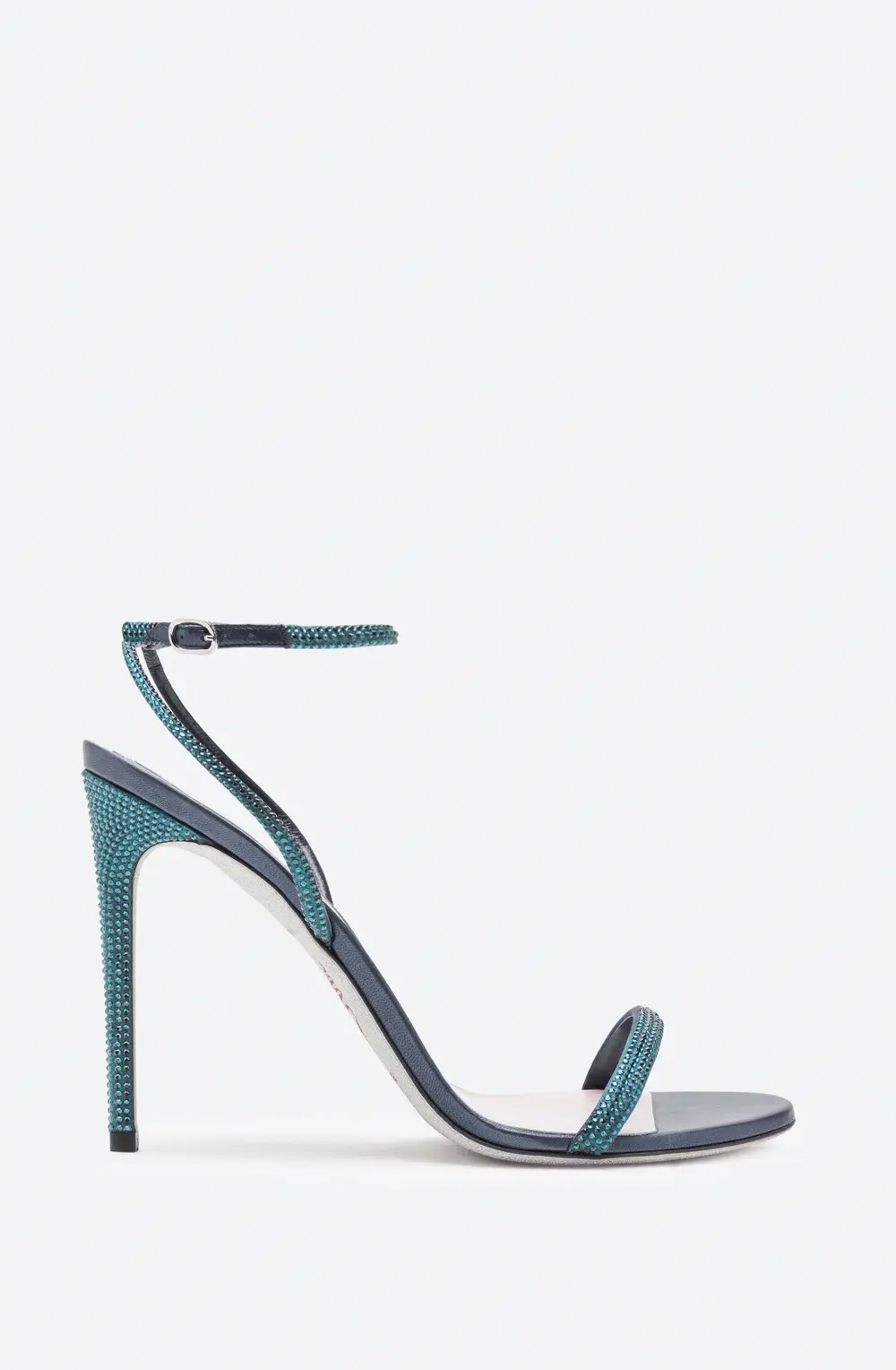 Rene Caovilla Ellabrita Crystal Blue Sandal 105