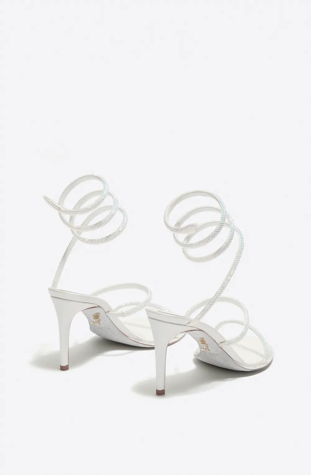 Rene Caovilla CLEO WHITE SANDAL 80