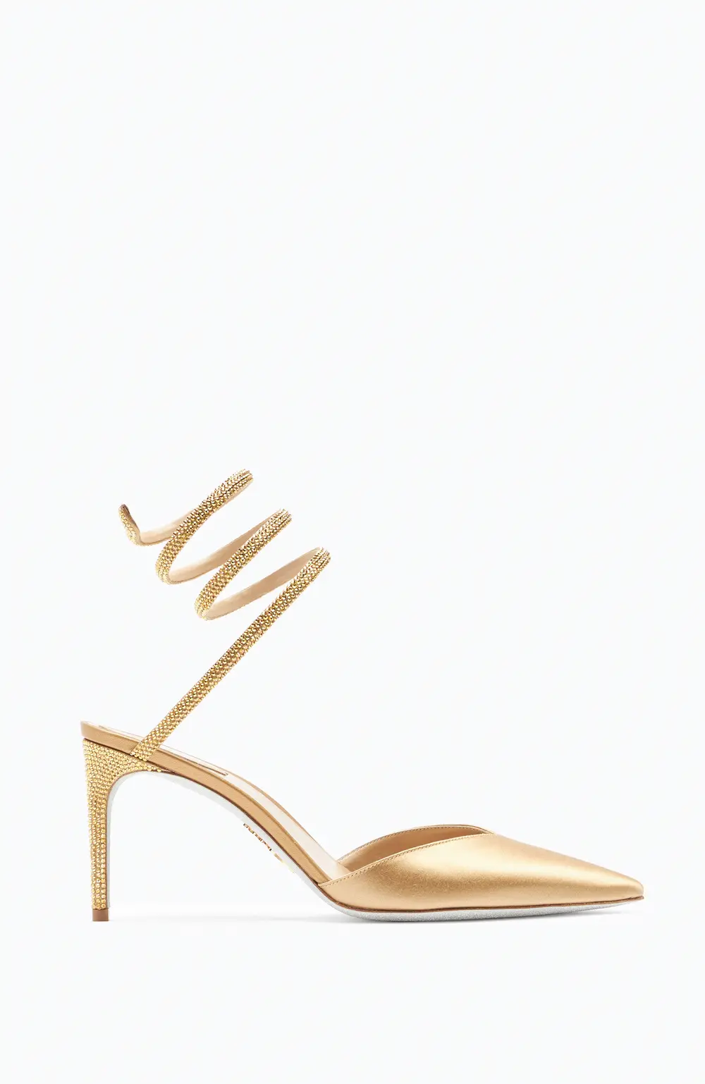 Rene Caovilla Cleo Champagne Pump 80