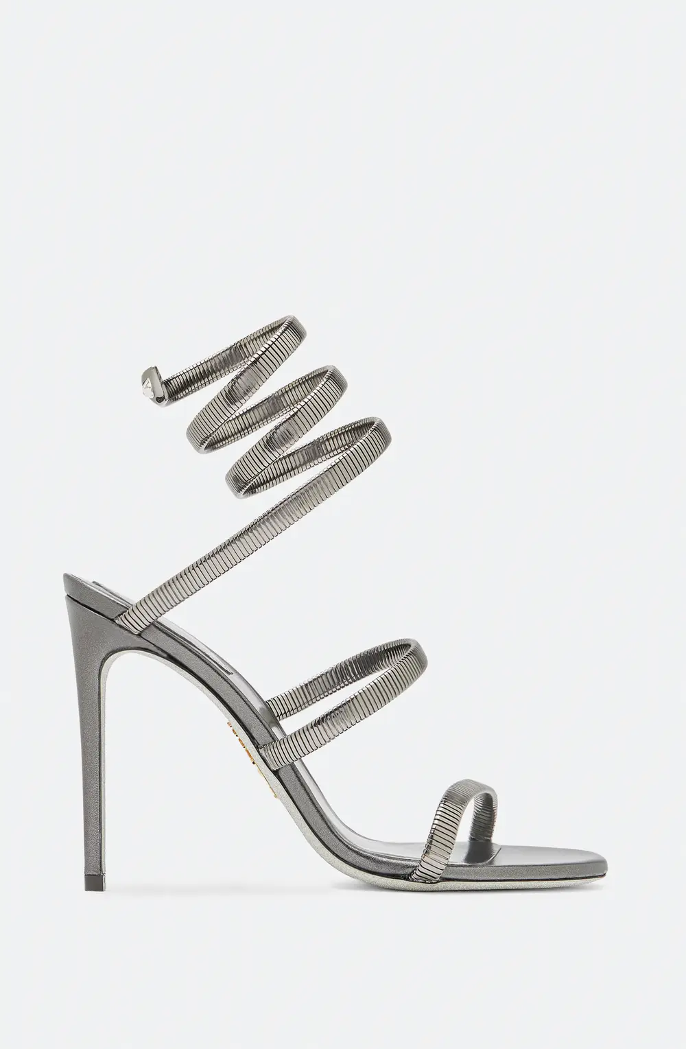 Rene Caovilla JUNIPER GUNMETAL SANDAL 105