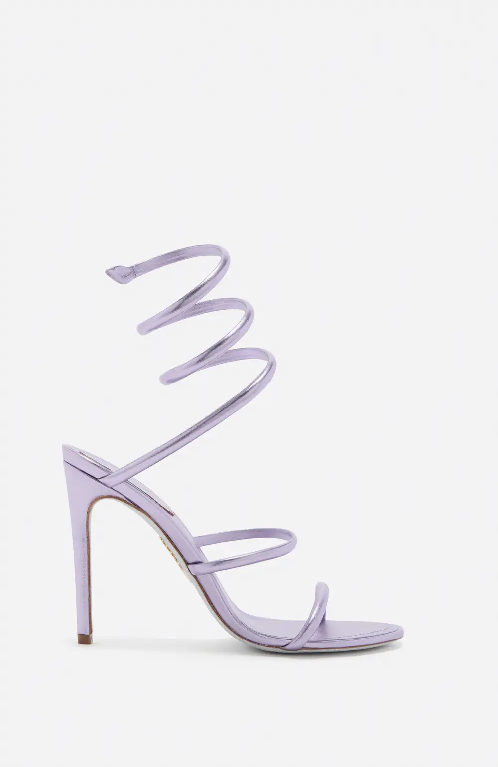 Rene Caovilla CLEO METALLIC LILAC SANDAL 105