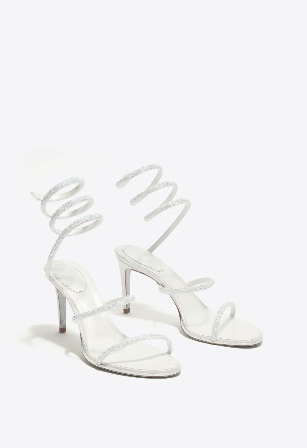Rene Caovilla CLEO WHITE SANDAL 80