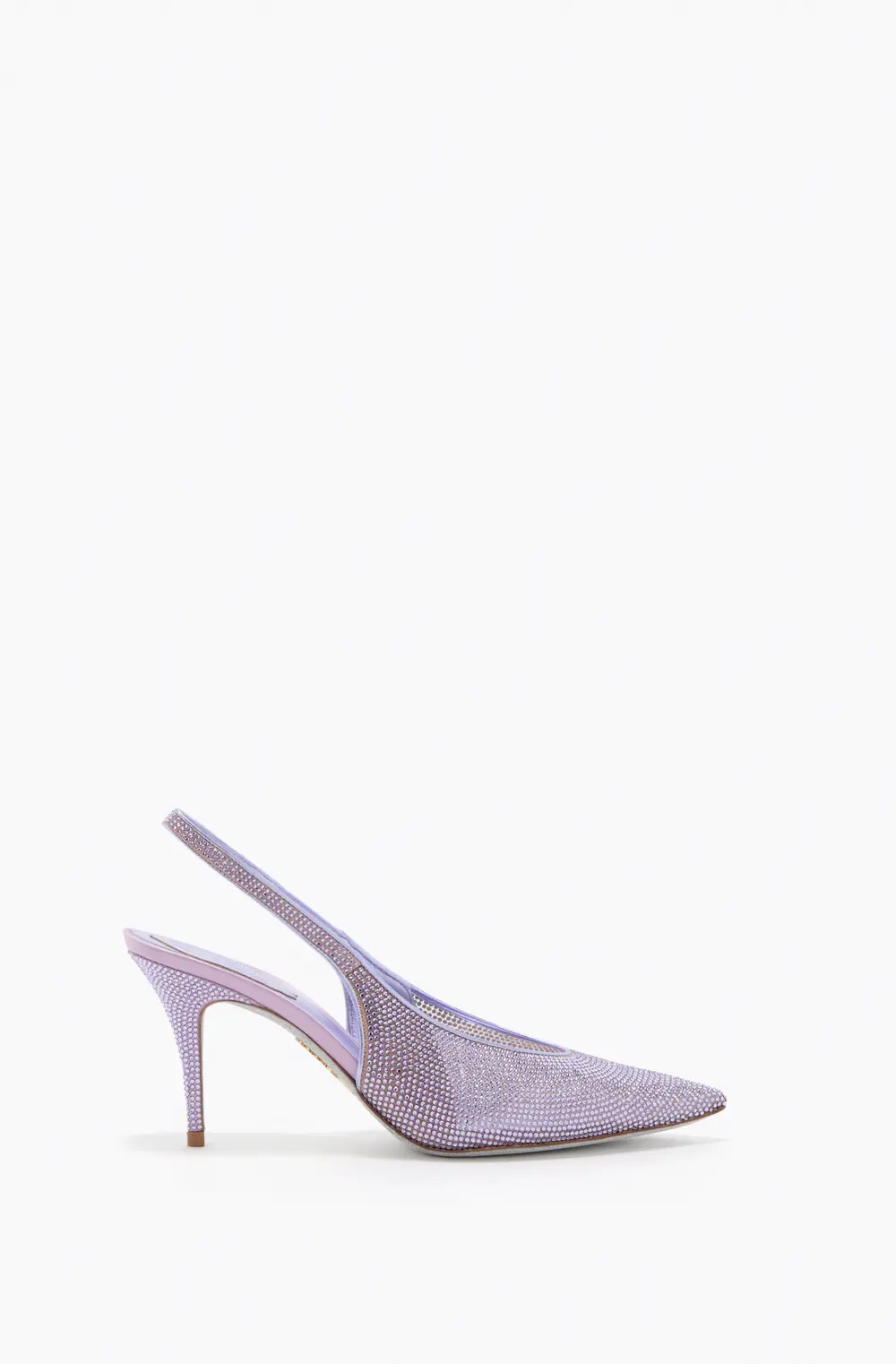 Rene Caovilla JINNY METALLIC VIOLET SLINGBACK 80