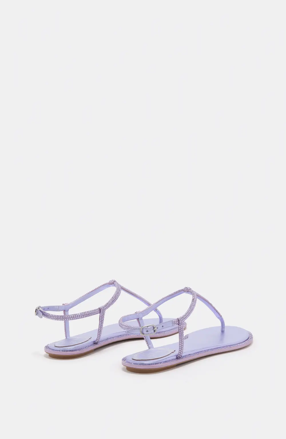 Rene Caovilla DIANA WISTERIA SANDAL WITH CRYSTALS 10