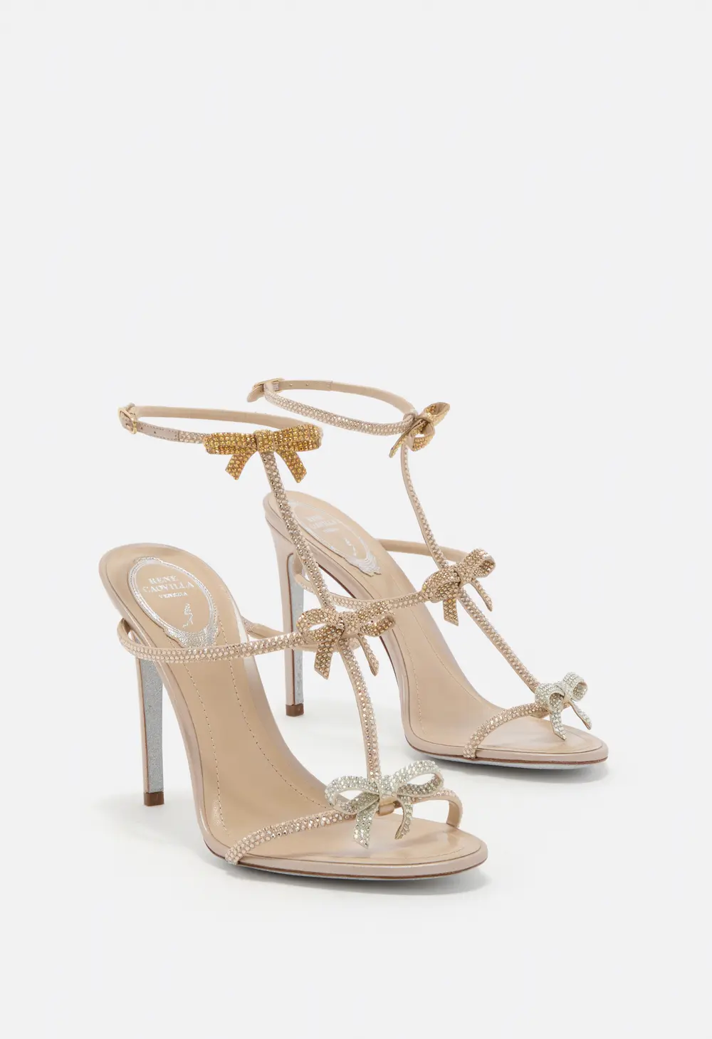 Rene Caovilla CATERINA GOLD SANDAL 105