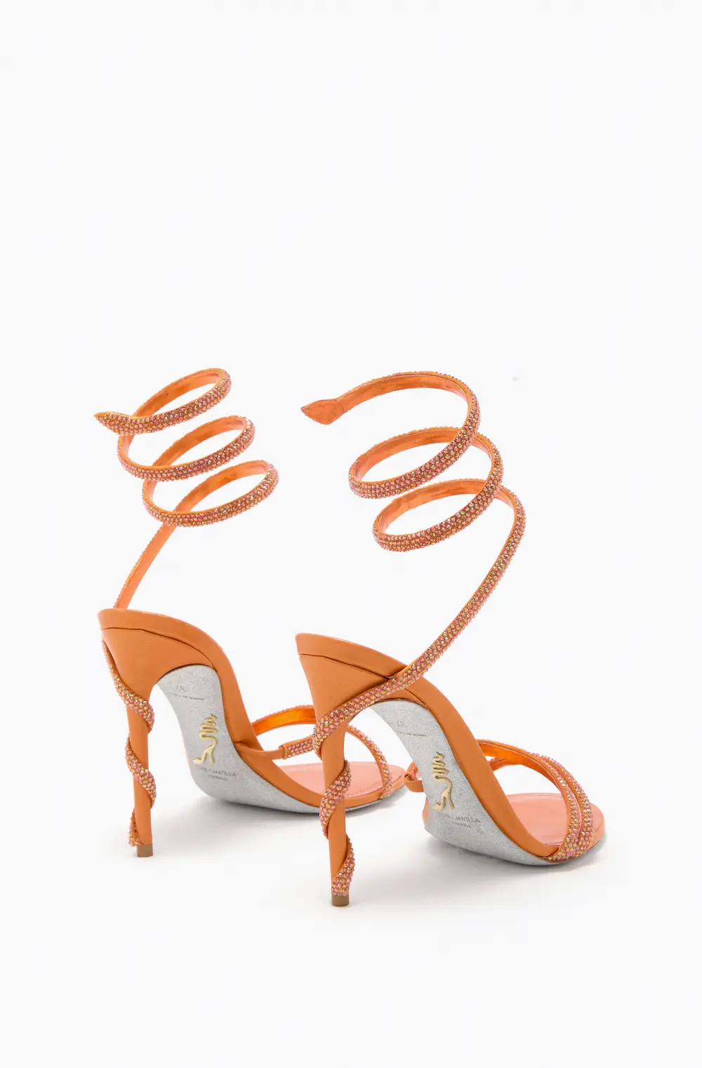 Rene Caovilla MARGOT ORANGE SANDAL 105