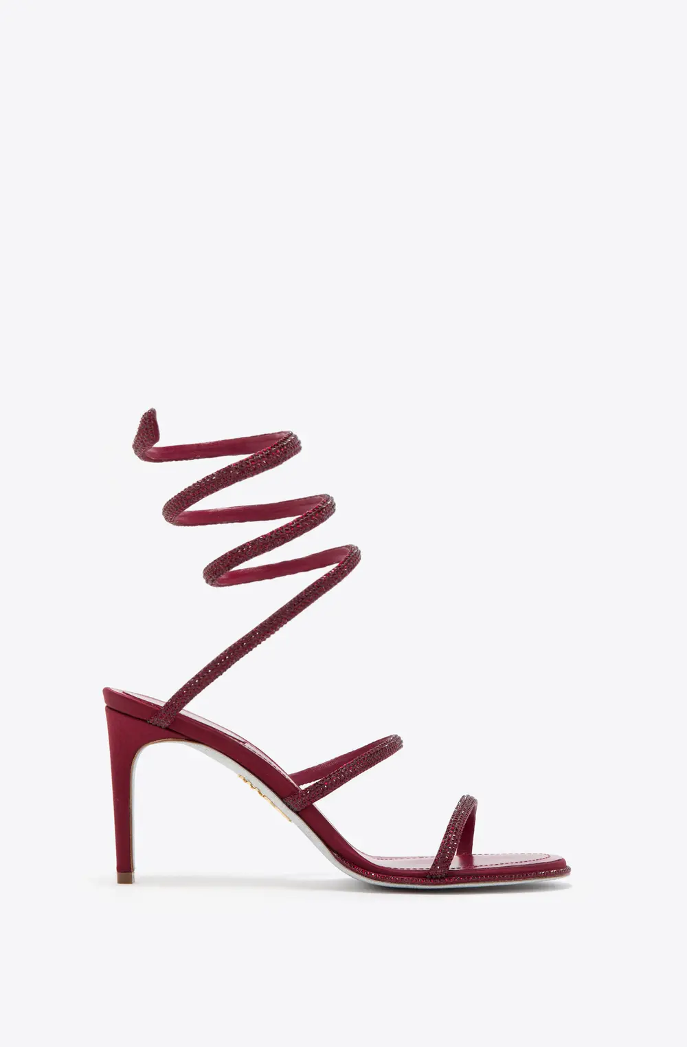 Rene Caovilla CLEO BURGUNDY SANDAL 80