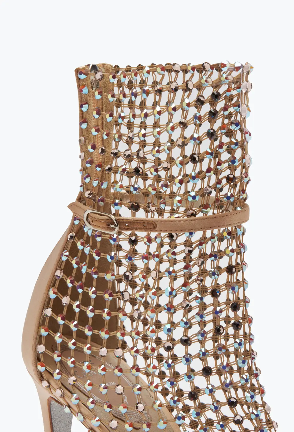 Rene Caovilla Galaxia Beige Sandal 105