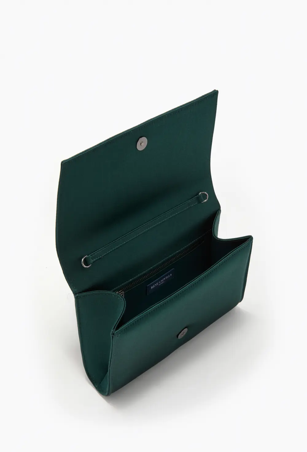 Rene Caovilla BABY FOREST GREEN CLUTCH