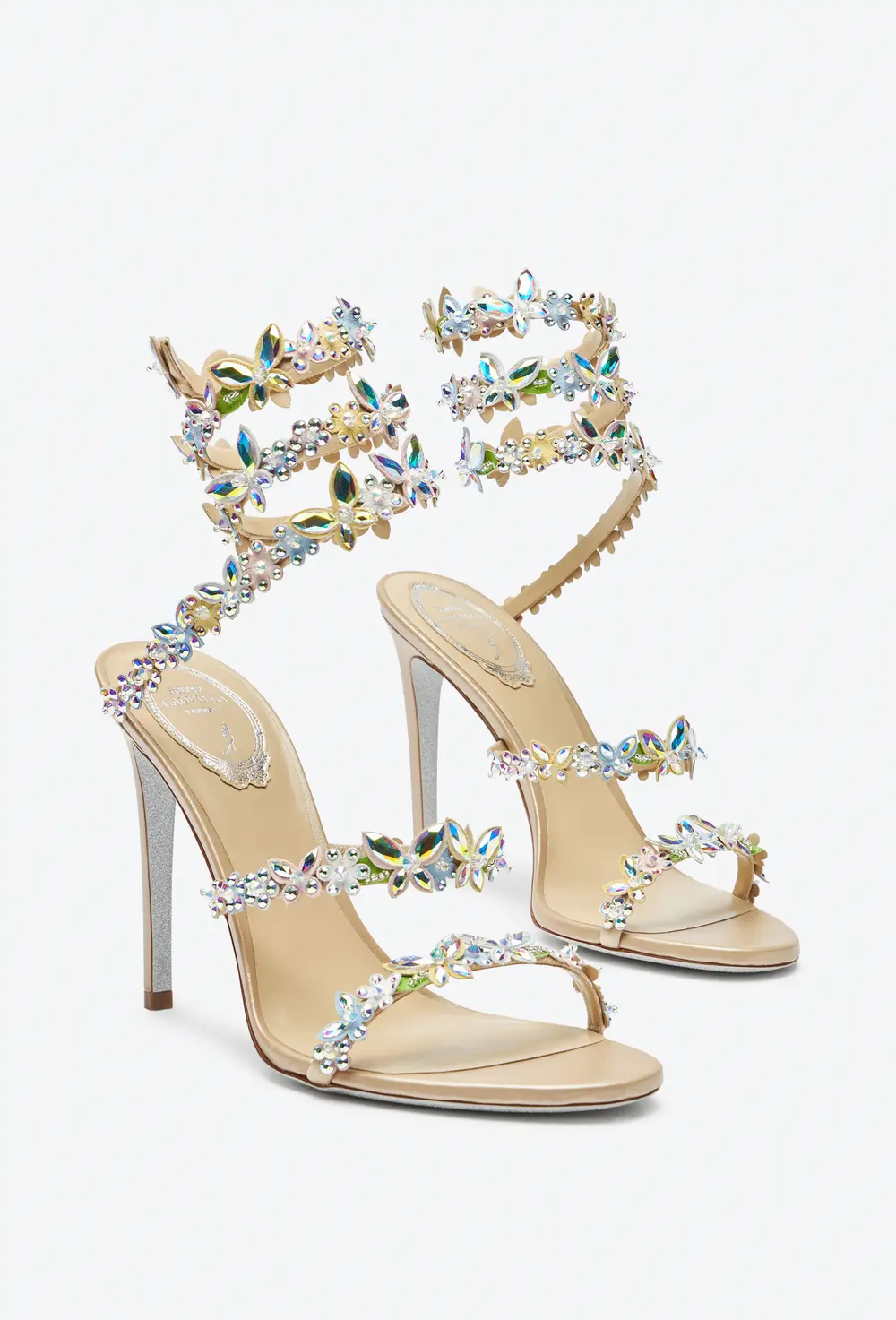 Rene Caovilla Eden Nude Sandal 105