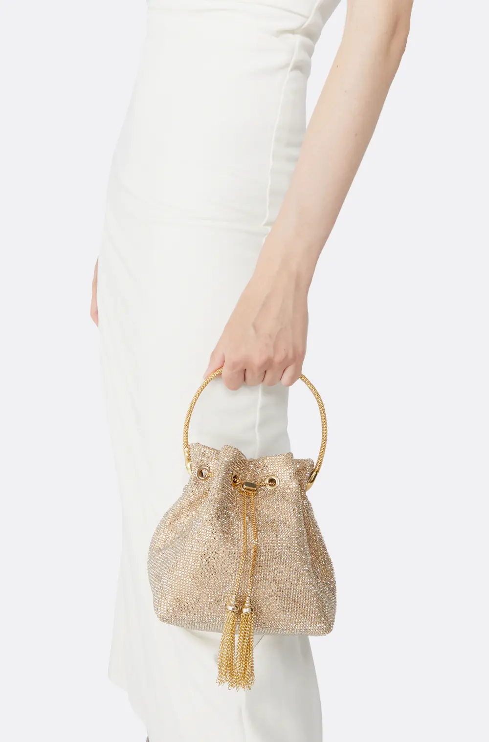 Rene Caovilla DEVA GOLD MINI BAG