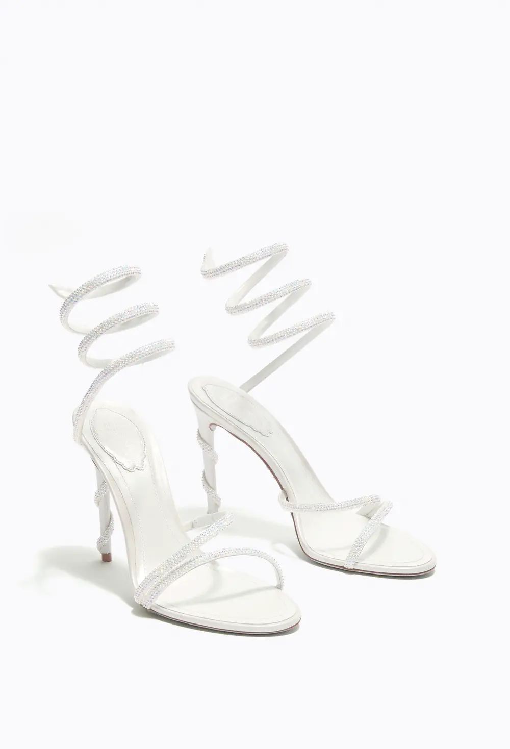 Rene Caovilla MARGOT WHITE SANDAL 105