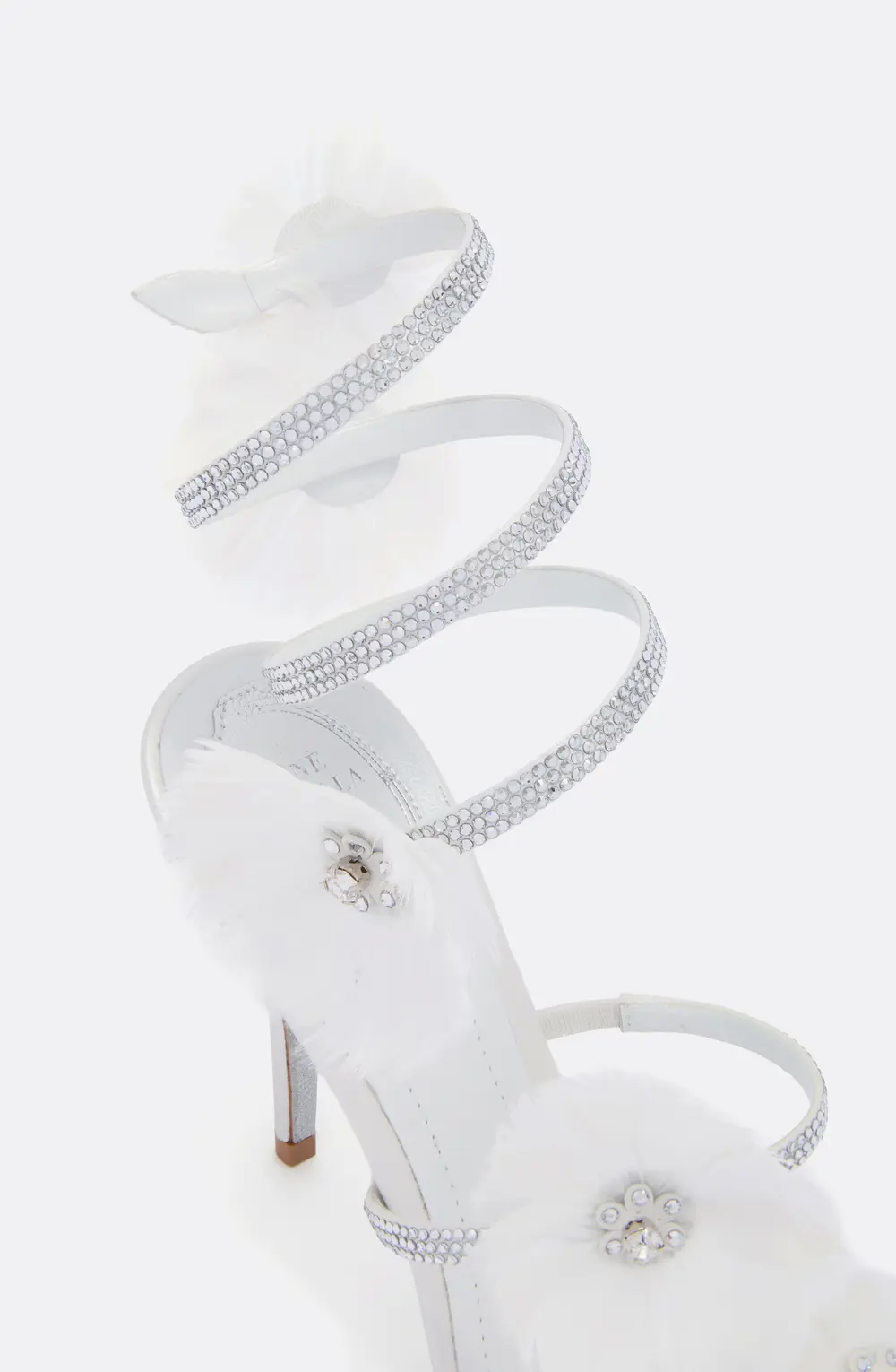 Rene Caovilla JOLENE WHITE SANDAL 100