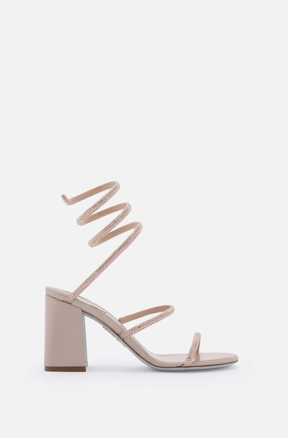 Rene Caovilla CLEO BLUSH PINK SANDAL 80