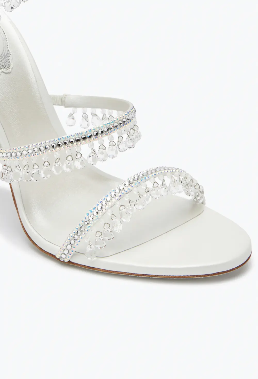 Rene Caovilla Chandelier Ivory Sandal 105