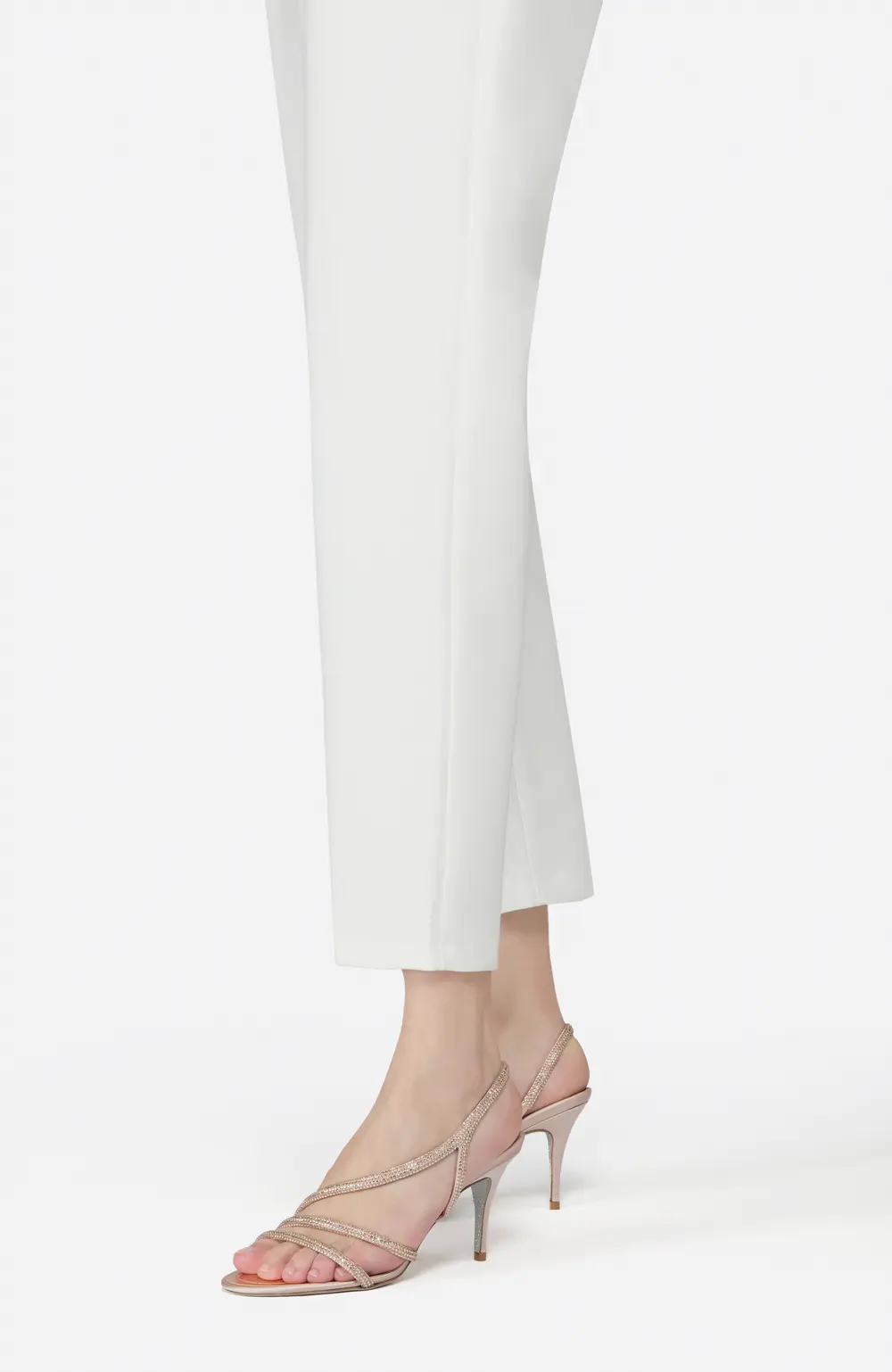 Rene Caovilla ERIN PEARL PINK SANDAL 80