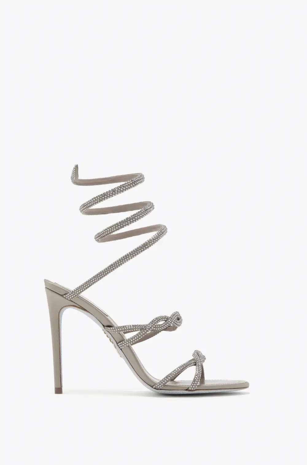 Rene Caovilla BRAID CLEO DOVE GREY SANDAL 105